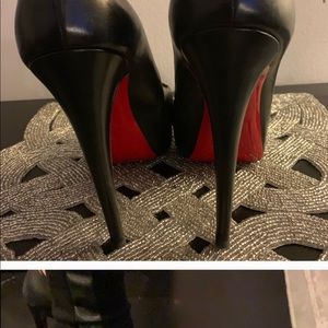 Christian louboutins platform heels size 38